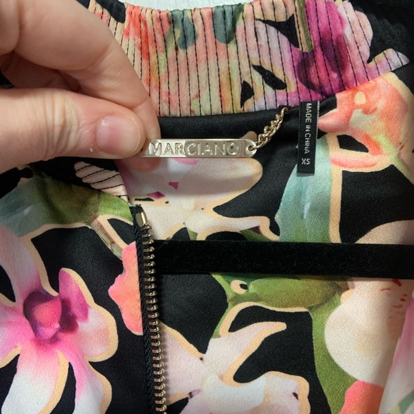 Marciano Silk Floral Bomber Jacket - Picture 4 of 4